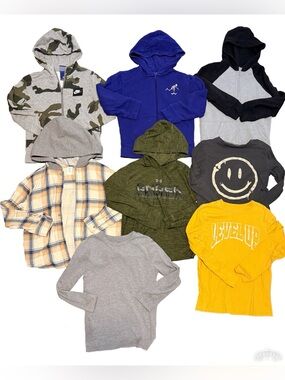 Boys Long Sleeve T Shirt and Jacket Bundle